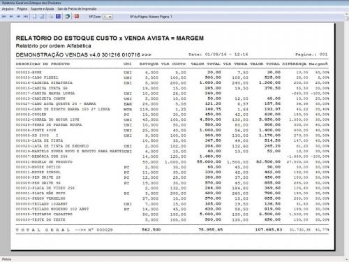 Programa para Bijuterias e Acessórios  Controle de Estoque Pedido de Vendas e Financeiro v4.0 Plus - Fpqsystem 656000