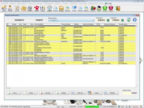 Programa para Clinica Veterinária com Agendamento Vendas e Financeiro v3.0 - Fpqsystem 657574