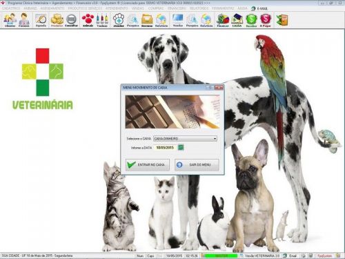 Programa para Clinica Veterinária com Agendamento Vendas e Financeiro v3.0 - Fpqsystem 657587
