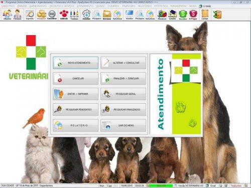 Programa para Clinica Veterinária com Agendamento Vendas e Financeiro v4.0 Plus - Fpqsystem 657590