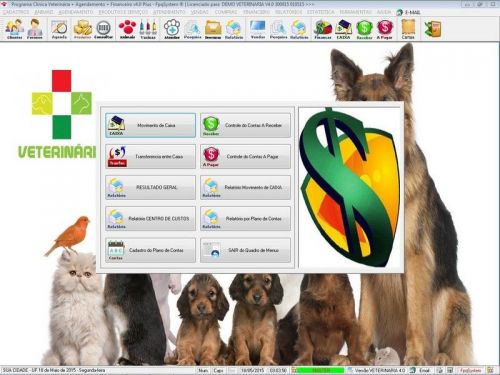Programa para Clinica Veterinária com Agendamento Vendas e Financeiro v4.0 Plus - Fpqsystem 657606
