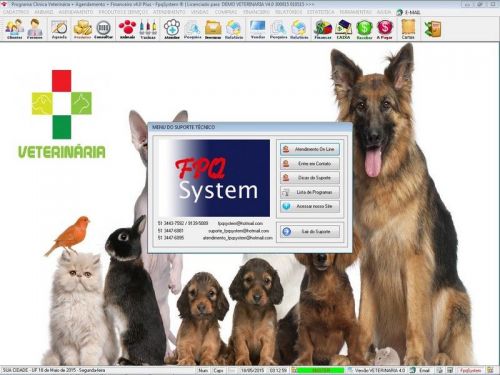 Programa para Clinica Veterinária com Agendamento Vendas e Financeiro v4.0 Plus - Fpqsystem 657609