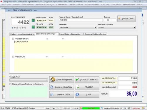 Programa para Clinica Veterinária com e Agendamento e Vendas v2.0 - Fpqsystem 657551