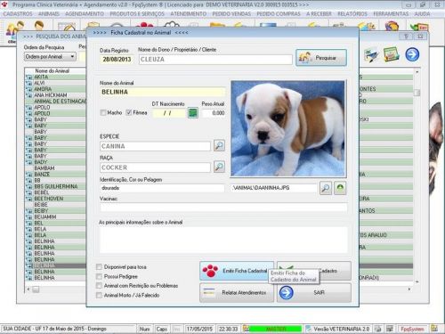 Programa para Clinica Veterinária com e Agendamento e Vendas v2.0 - Fpqsystem 657561