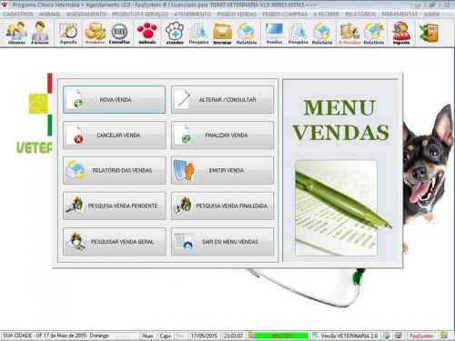 Programa para Clinica Veterinária com e Agendamento e Vendas v2.0 - Fpqsystem 657564