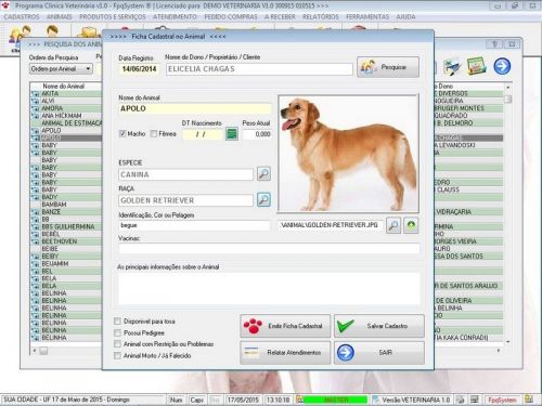 Programa para Clinica Veterinária com e Atendimento v1.0 - Fpqsystem 657532