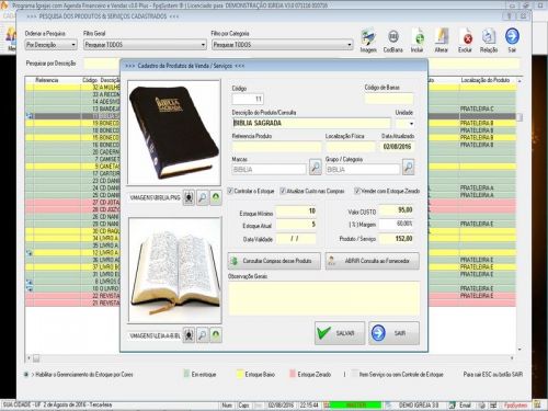 Programa para Controle de Igrejas com Financeiro v3.0 Plus - Fpqsystem 578912