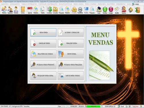 Programa para Controle de Igrejas com Financeiro v3.0 Plus - Fpqsystem 578926