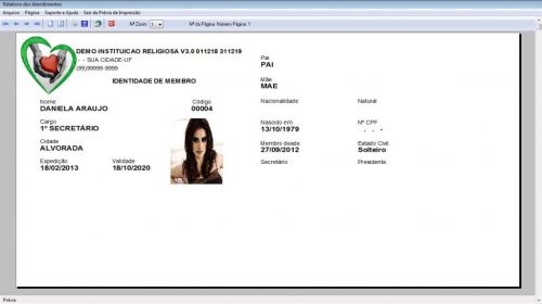 Programa para Controle Religioso Cadastro de Membros Carteirinha e Financeiro v3.0 - Fpqsystem 553498