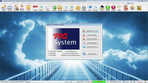 Programa para Controle Religioso Cadastro de Membros Carteirinha e Financeiro v3.0 - Fpqsystem 553506