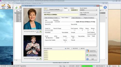 Programa para Controle Religioso e de Membros v1.0 - Fpqsystem  553460