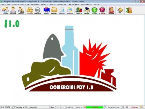 Programa para Conveniência com Pdv Frente de Caixa com Estoque e Financeiro v1.0 - Fpqsystem 656821