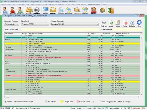 Programa para Ferragens com Controle de Estoque e Pedido de Vendas v1.0 - Fpqsystem 653262