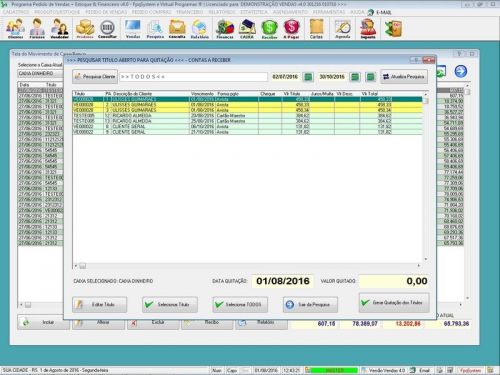 Programa para Ferragens com Controle de Estoque Pedido de Vendas e Financeiro v4.0 Plus - Fpqsystem 656026