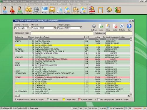 Programa para Floricultura com Controle de Estoque e Pedido de Vendas v1.0 - Fpqsystem 653637