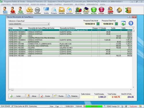 Programa para Floricultura com Controle de Estoque Pedido de Vendas e Financeiro v2.0 - Fpqsystem 655466