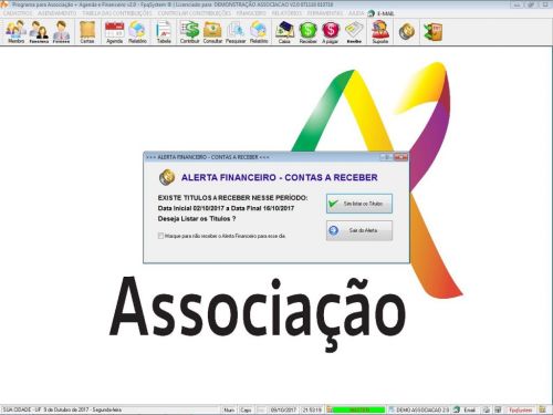 Programa para Gerenciar Associação Agendamento e Financeiro v2.0 - Fpqsystem 604089