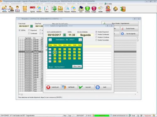 Programa para Gerenciar Associação Agendamento e Financeiro v2.0 - Fpqsystem 604090