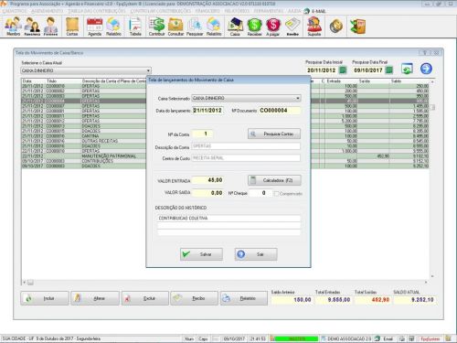 Programa para Gerenciar Associação Agendamento e Financeiro v2.0 Fpqsystem 604094