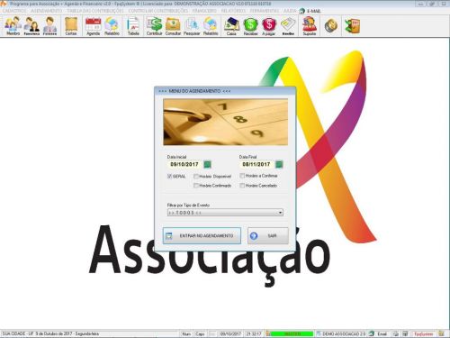 Programa para Gerenciar Associação Agendamento e Financeiro v2.0 Fpqsystem 604100
