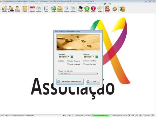 Programa para Gerenciar Associação Agendamento e Financeiro v2.0 - Fpqsystem 604101