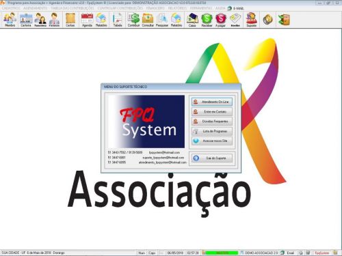 Programa para Gerenciar Associação Agendamento e Financeiro v2.0 Fpqsystem 604105