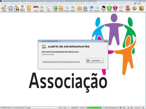 Programa para Gerenciar Associação Agendamento  Vendas e Financeiro v3.0 Plus Fpqsystem 604107