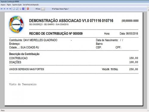 Programa para Gerenciar Associação v1.0 - Fpqsystem 604085