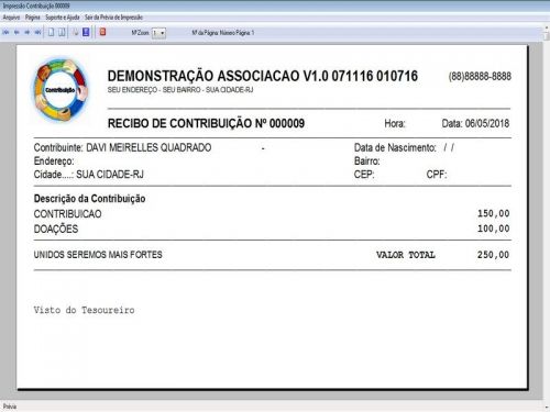 Programa para Gerenciar Associação v1.0 Fpqsystem 604085