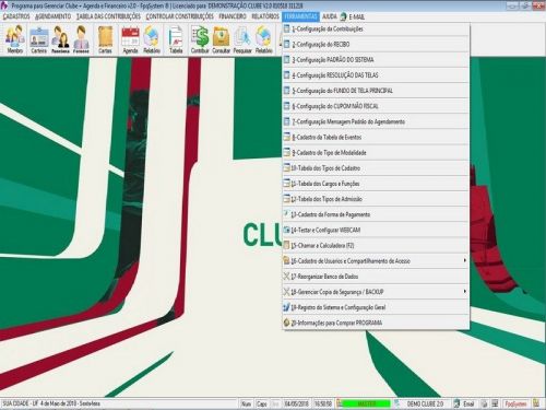 Programa para Gerenciar de Clube Agendamento e Financeiro v2.0 Fpqsystem 453698