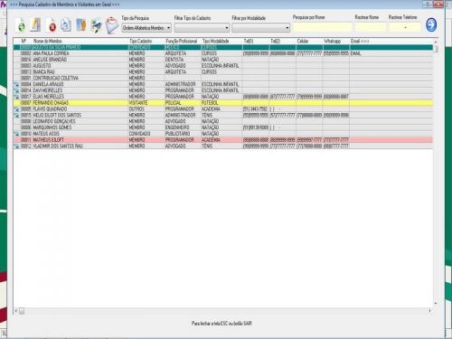 Programa para Gerenciar de Clube Agendamento  Vendas e Financeiro v3.0 Plus Fpqsystem 453599