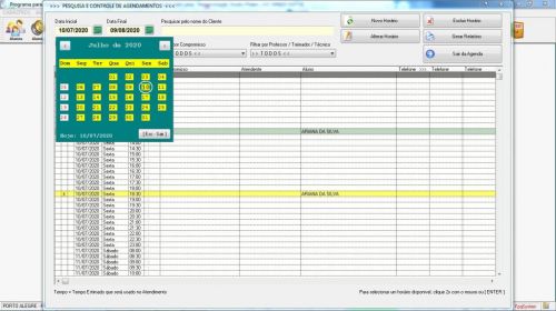 Programa para Gerenciar Studio de Pilates com Agendamento Financeiro v3.0 Plus - Fpqsystem 580005