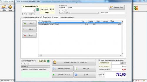 Programa para Gerenciar Studio de Pilates com Agendamento Financeiro v3.0 Plus - Fpqsystem 580015