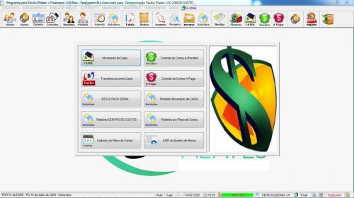Programa para Gerenciar Studio de Pilates com Agendamento Financeiro v3.0 Plus - Fpqsystem 580022