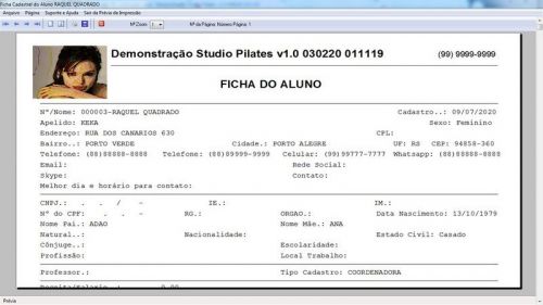 Programa para Gerenciar Studio de Pilates v1.0 - Fpqsystem 579976