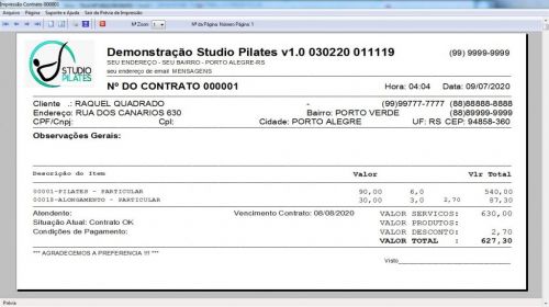 Programa para Gerenciar Studio de Pilates v1.0 - Fpqsystem 579977