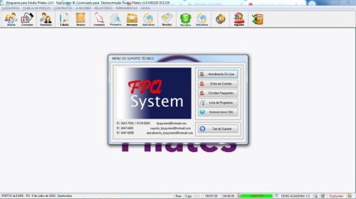 Programa para Gerenciar Studio de Pilates v1.0 - Fpqsystem 579984
