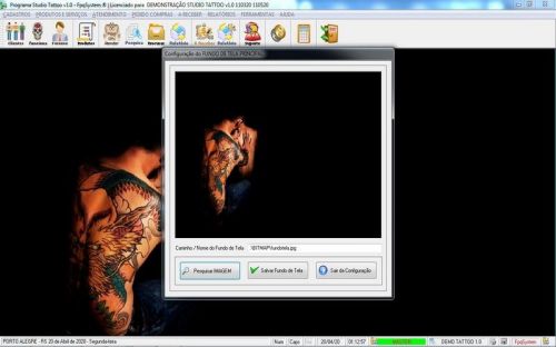 Programa para Gerenciar Studio Tatoo  Atendimento v1.0 - Fpqsystem 598171