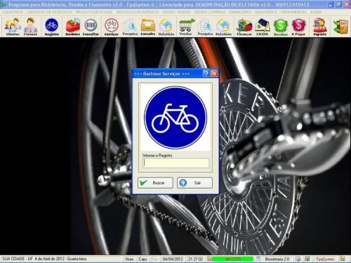 Programa para Loja de Bicicletaria com Serviços Vendas Estoque e Financeiro v2.0 682219