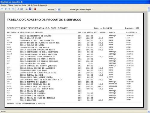 Programa para Loja de Bicicletaria com Serviços Vendas Estoque e Financeiro v2.0 - Fpqsystem 682221