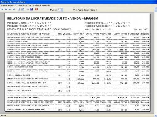 Programa para Loja de Bicicletaria com Serviços Vendas Estoque e Financeiro v2.0 682222