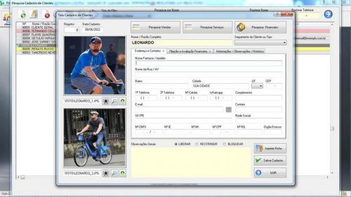 Programa para Loja de Bicicletaria com Serviços Vendas Estoque e Financeiro v3.0 Plus 682259