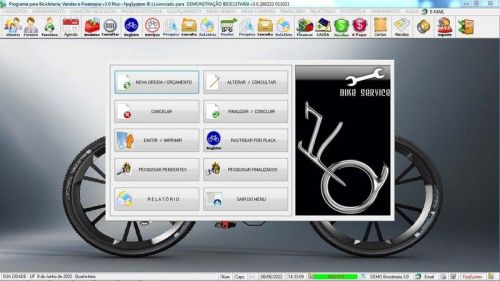 Programa para Loja de Bicicletaria com Serviços Vendas Estoque e Financeiro v3.0 Plus 682266