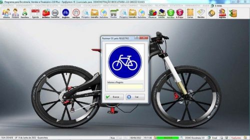 Programa para Loja de Bicicletaria com Serviços Vendas Estoque e Financeiro v3.0 Plus 682270