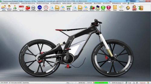 Programa para Loja de Bicicletaria com Serviços Vendas Estoque e Financeiro v3.0 Plus - Fpqsystem 615262