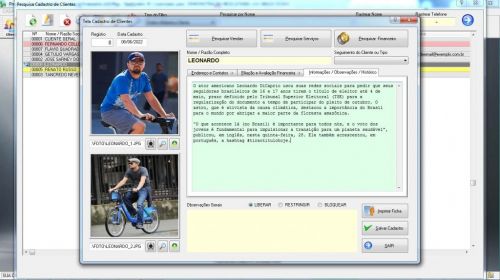 Programa para Loja de Bicicletaria com Serviços Vendas Estoque e Financeiro v3.0 Plus - Fpqsystem 615266
