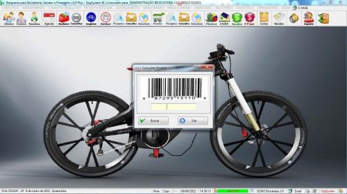 Programa para Loja de Bicicletaria com Serviços Vendas Estoque e Financeiro v3.0 Plus - Fpqsystem 615270