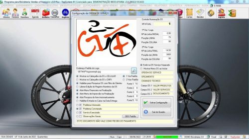 Programa para Loja de Bicicletaria com Serviços Vendas Estoque e Financeiro v3.0 Plus - Fpqsystem 615271