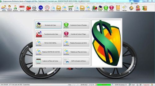 Programa para Loja de Bicicletaria com Serviços Vendas Estoque e Financeiro v3.0 Plus - Fpqsystem 615277
