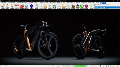 Programa para Loja de Bicicletaria com Serviços Vendas Estoque e Financeiro v4.0 Plus - Fpqsystem 681983